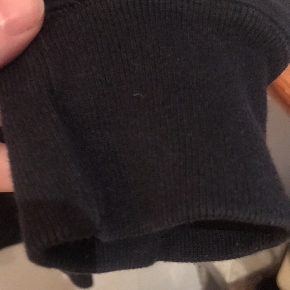 Roots Athletics Classic dark blue quarter zip hoodie with front pouch pocket - Picture 6 of 6